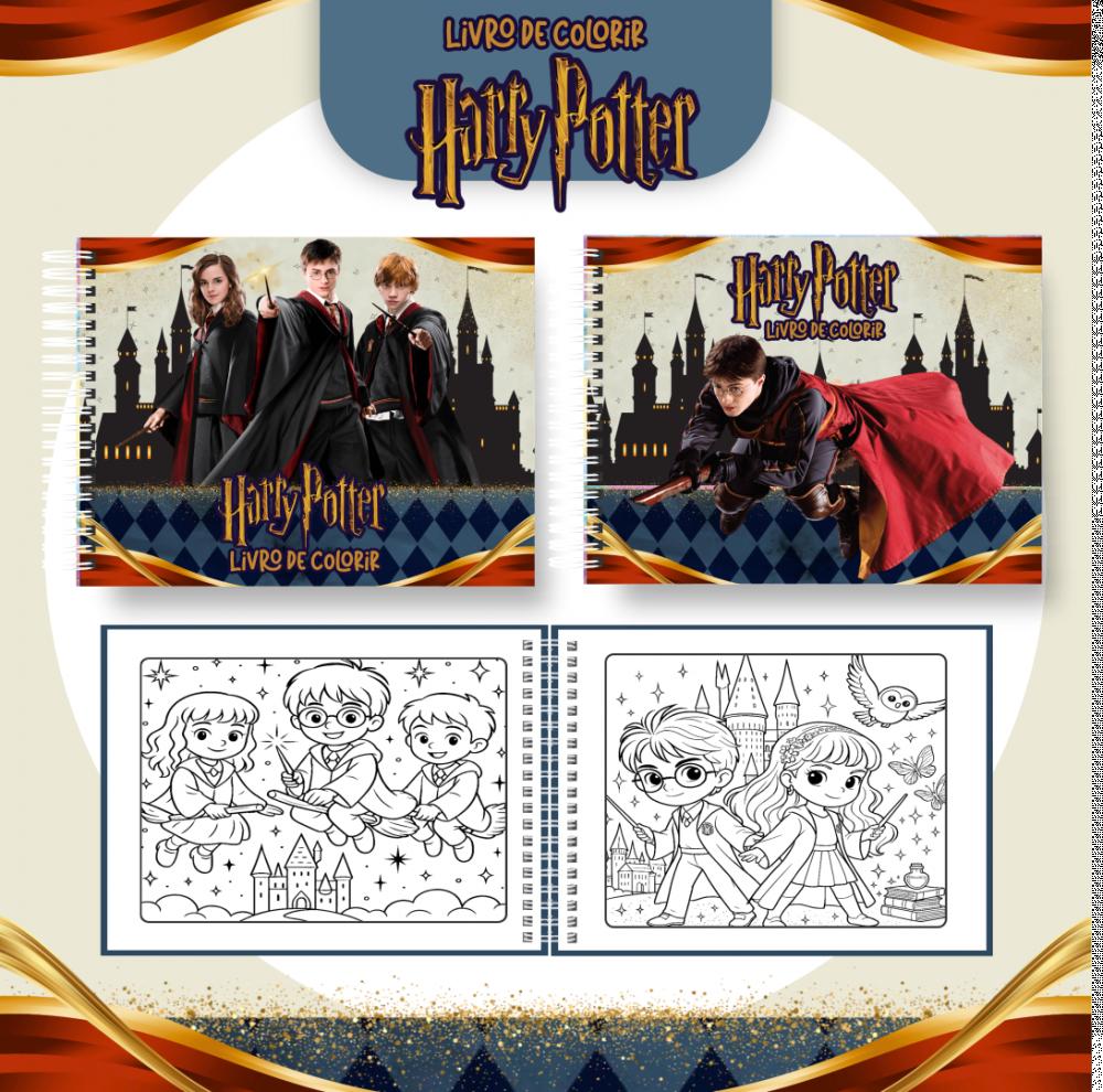 Arquivo Digital Livro de Colorir HARRY POTTER 02 - PDF