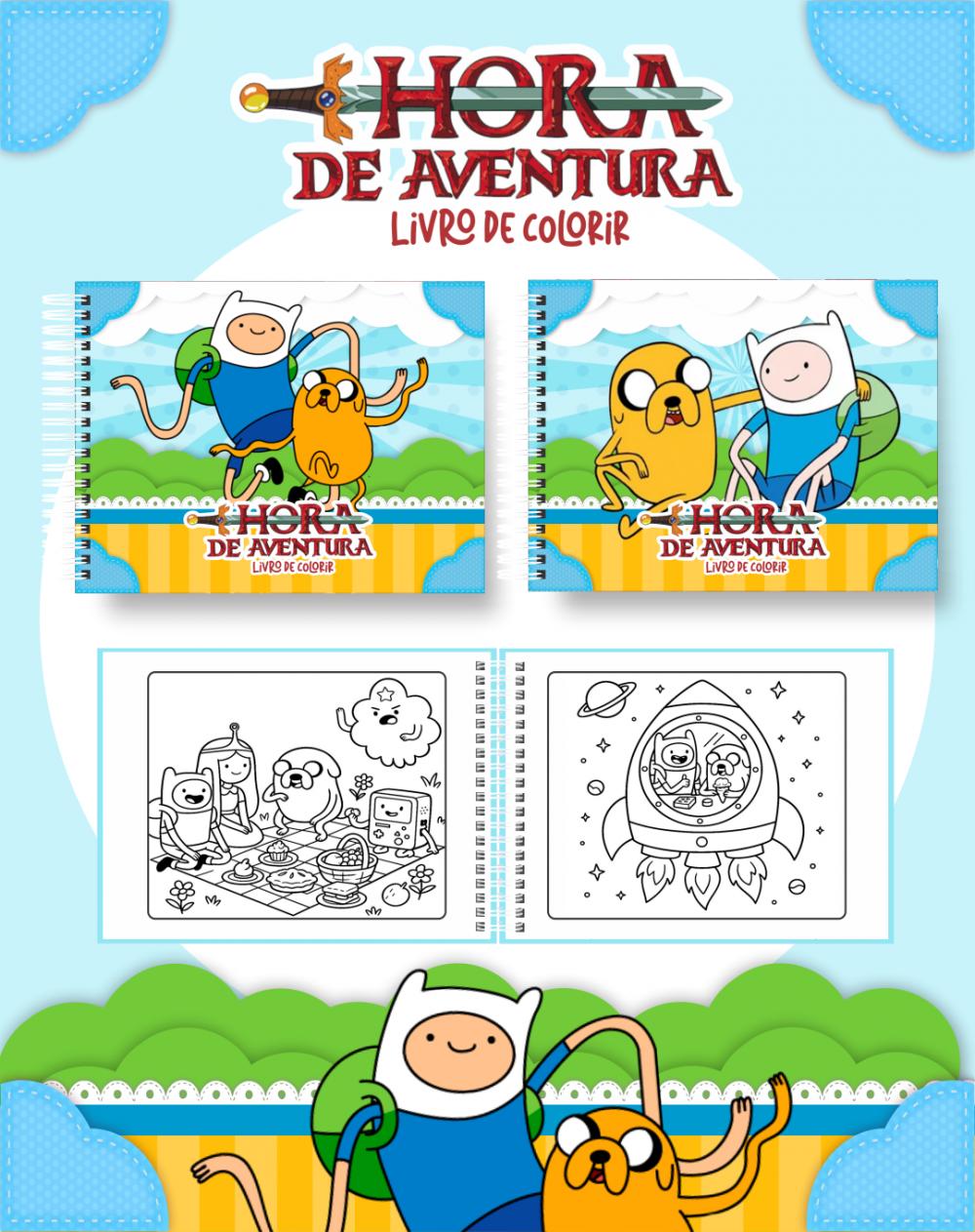 Arquivo Digital Livro de Colorir HORA DE AVENTURA - PDF