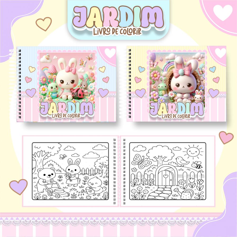 Arquivo Digital Livro de Colorir JARDIM 02 - PDF