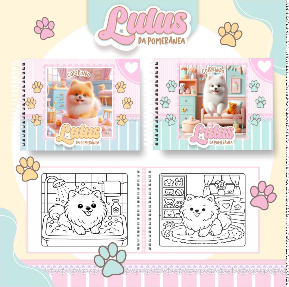 Arquivo Digital Livro de Colorir LULU DA POMERÂNIA - PDF