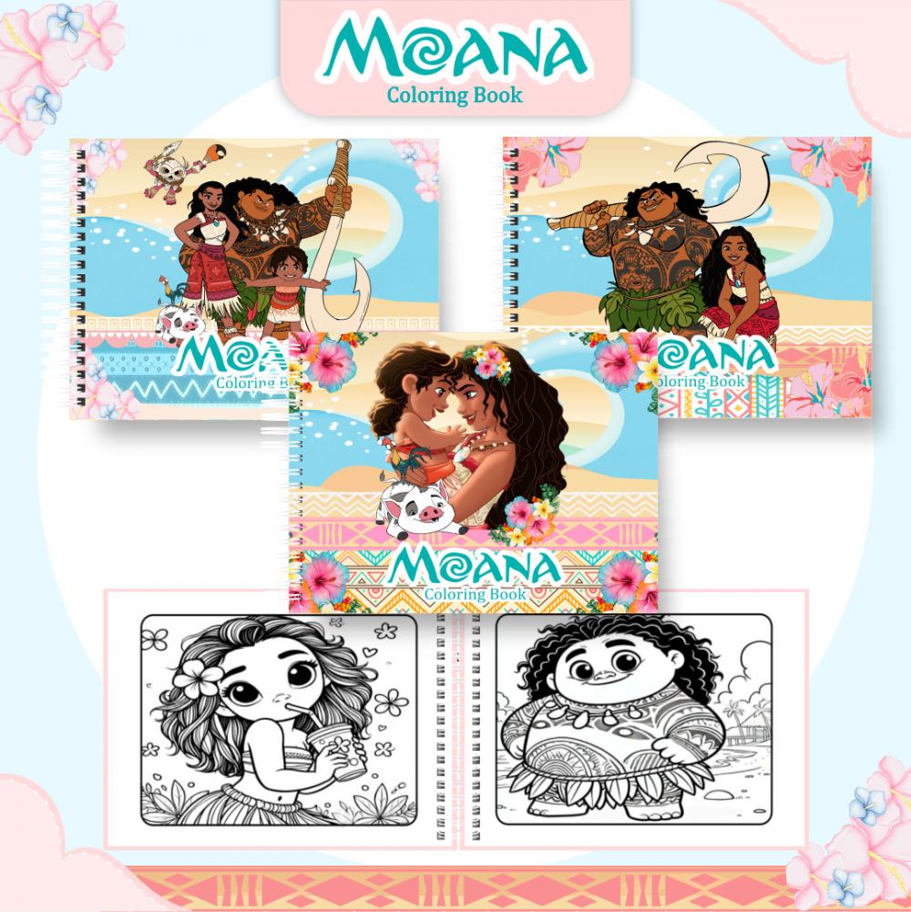 Arquivo Digital Livro de Colorir MOANA 01 - PDF