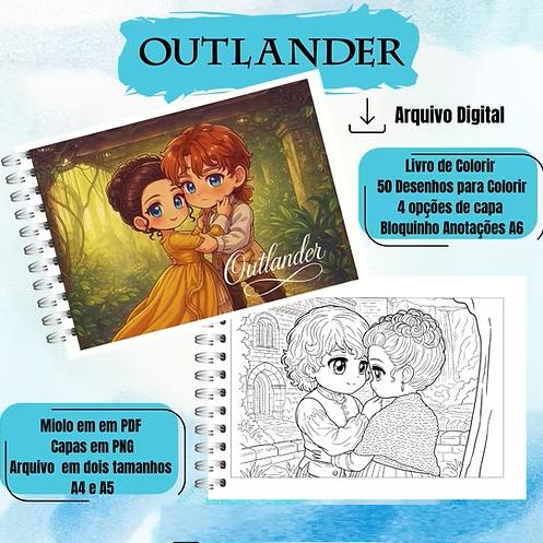 Arquivo Digital Livro de Colorir OUTLANDER - PDF