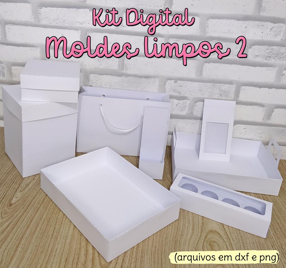 Arquivo de Corte Moldes Limpos 04 PNG/DXF