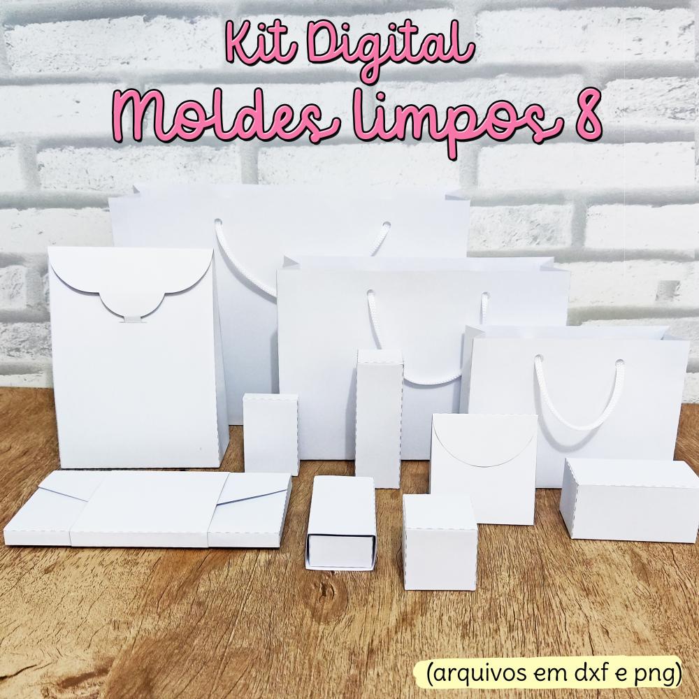 Arquivo de Corte Moldes Limpos 08 PNG/DXF