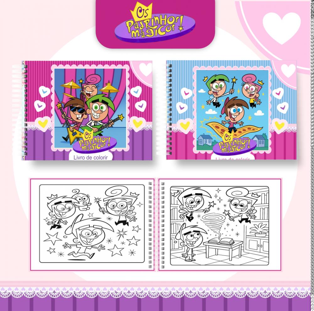 Arquivo Digital Livro de Colorir PADRINHOS MÁGICOS - PDF