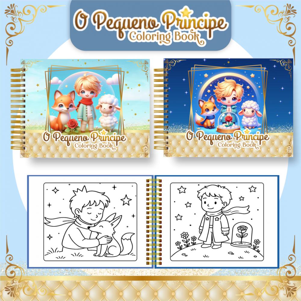 Arquivo Digital Livro de Colorir PEQUENO PRÍNCIPE - PDF