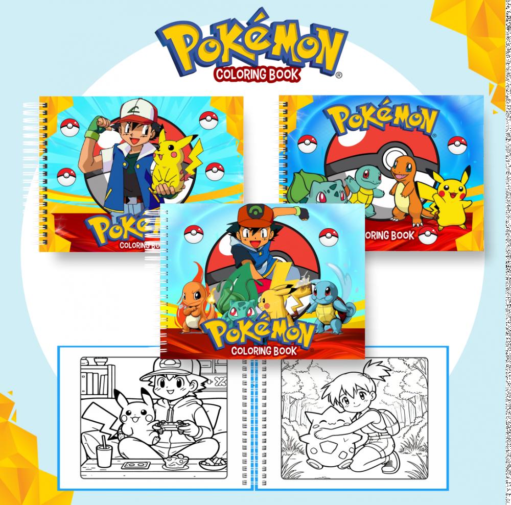 Arquivo Digital Livro de Colorir POKÉMON 01 - PDF