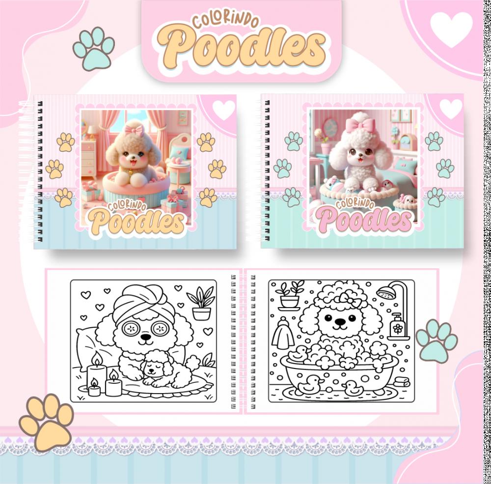 Arquivo Digital Livro de Colorir POODLE - PDF