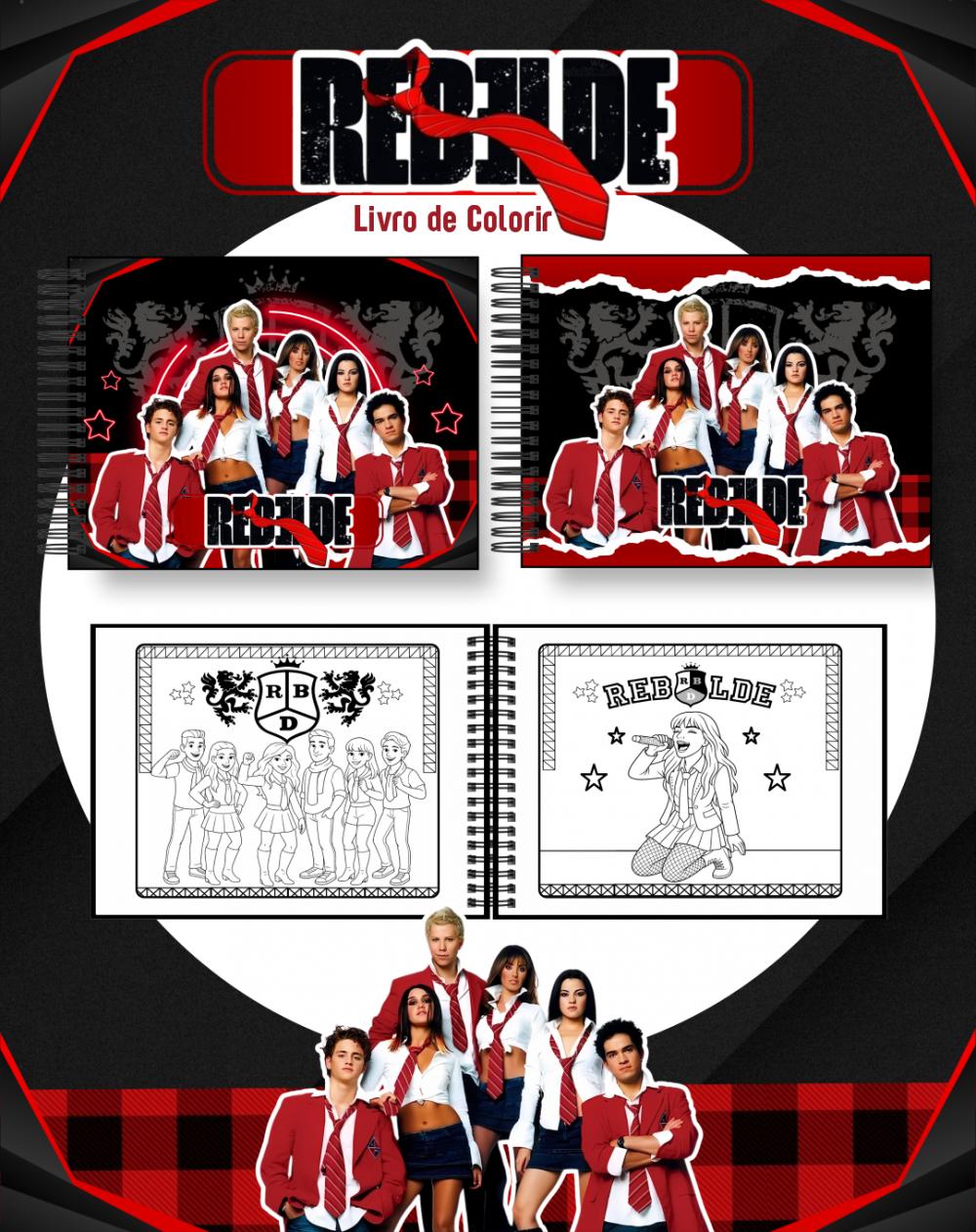 Arquivo Digital Livro de Colorir RBD 01 - PDF