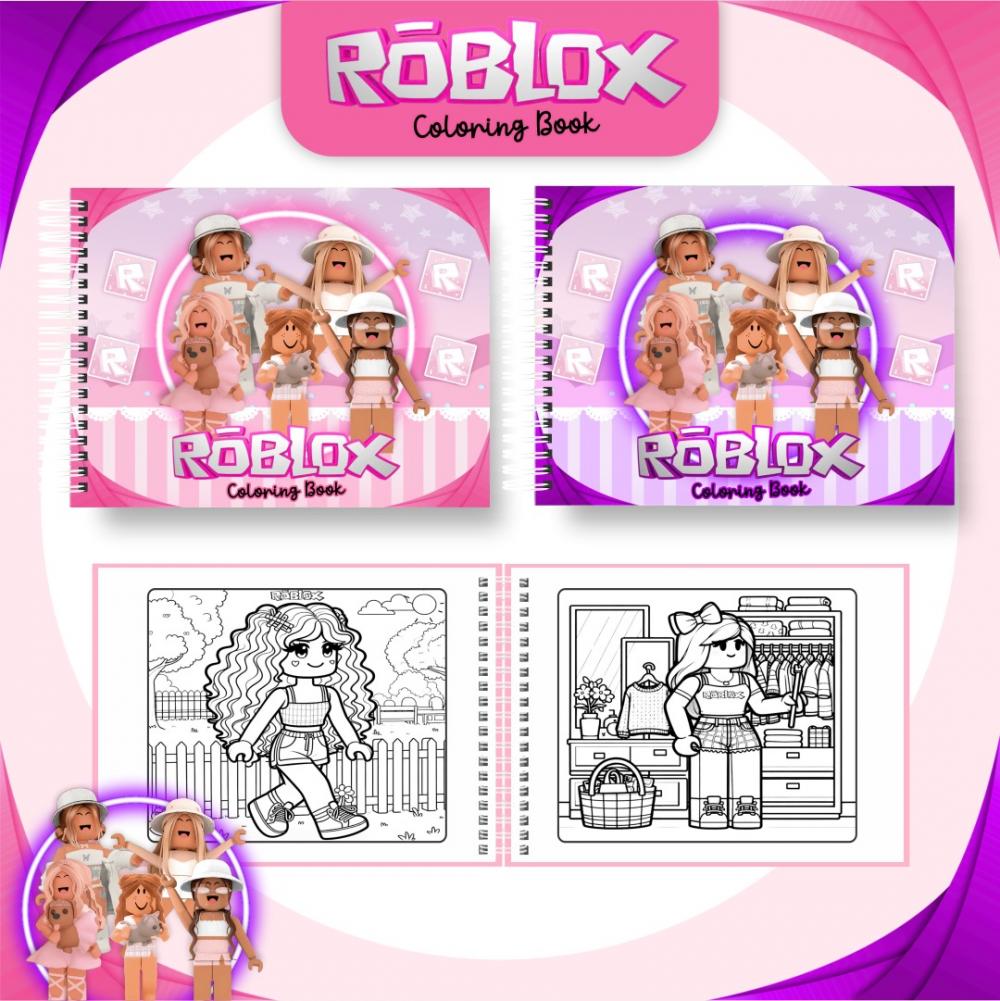 Arquivo Digital Livro de Colorir ROBLOX MENINA - PDF