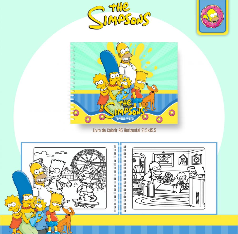 Arquivo Digital Livro de Colorir SIMPSONS - PDF