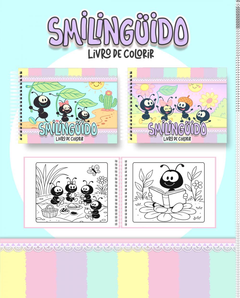 Arquivo Digital Livro de Colorir SMURFS - PDF