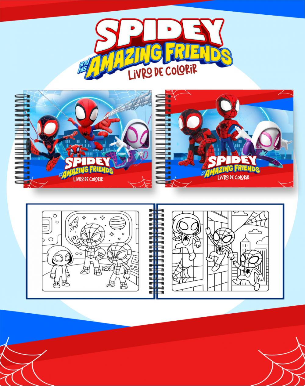 Arquivo Digital Livro de Colorir SPIDEY E AMIGOS - PDF