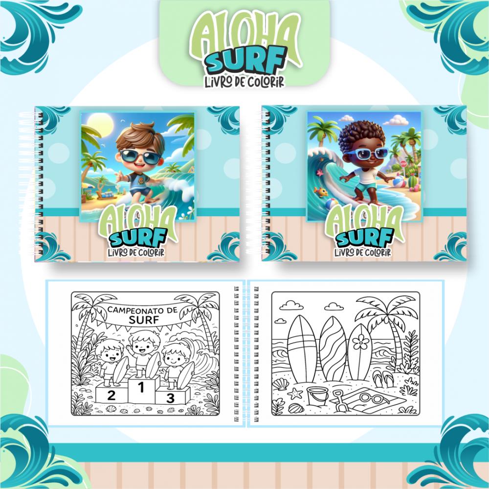 Arquivo Digital Livro de Colorir SURF - PDF