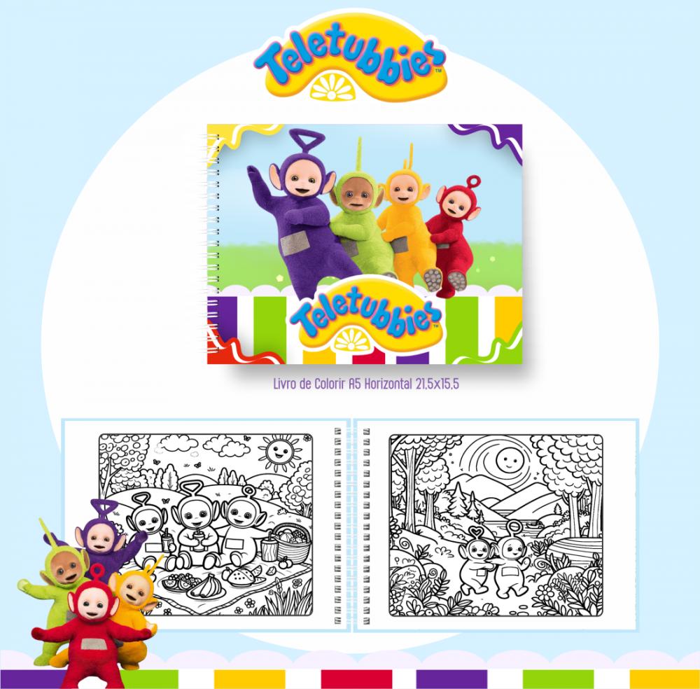 Arquivo Digital Livro de Colorir TELETUBBIES - PDF