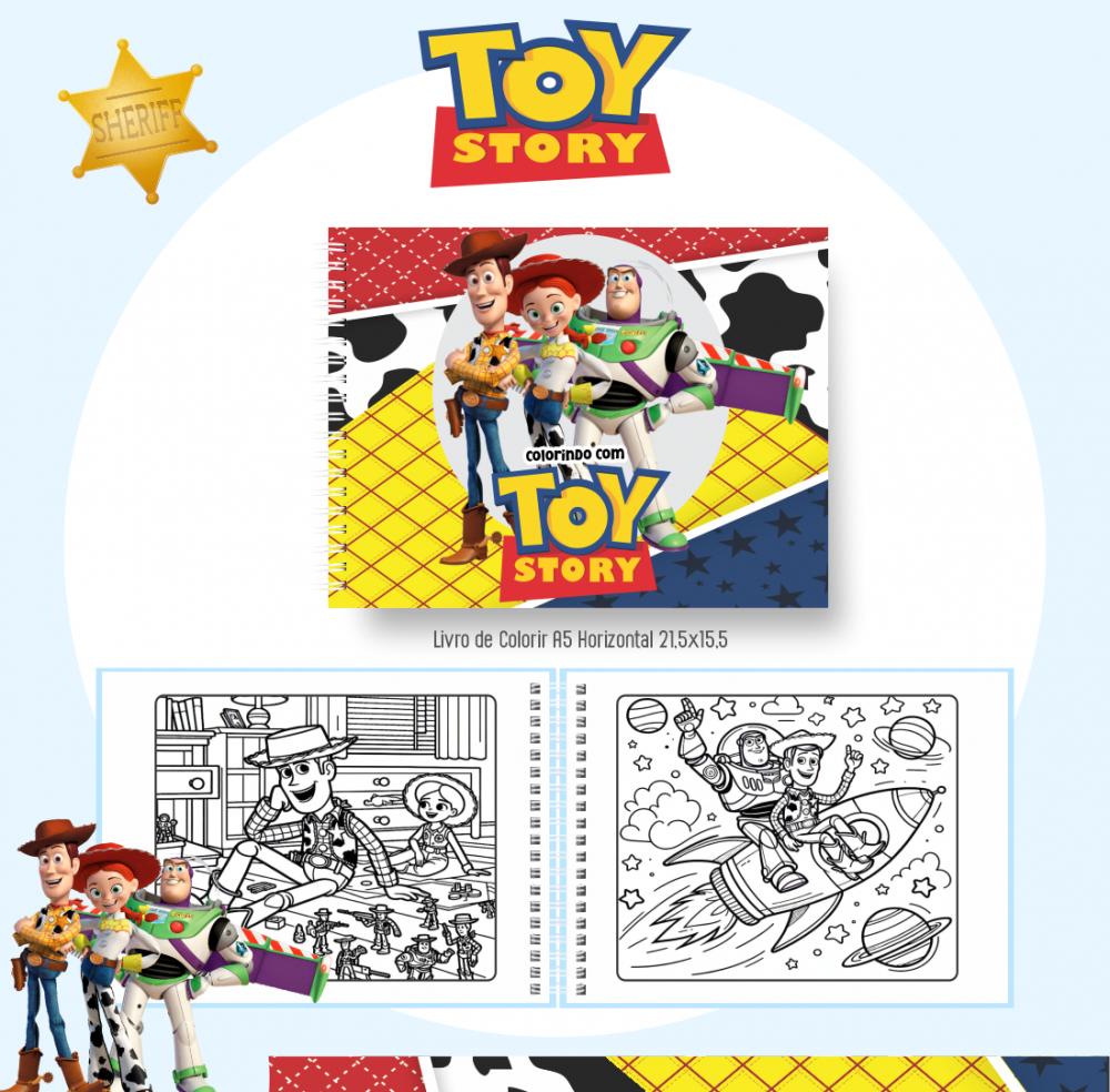 Arquivo Digital Livro de Colorir Toy Story - PDF