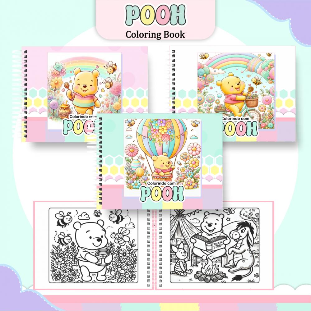 Arquivo Digital Livro de Colorir URSINHO POOH - PDF