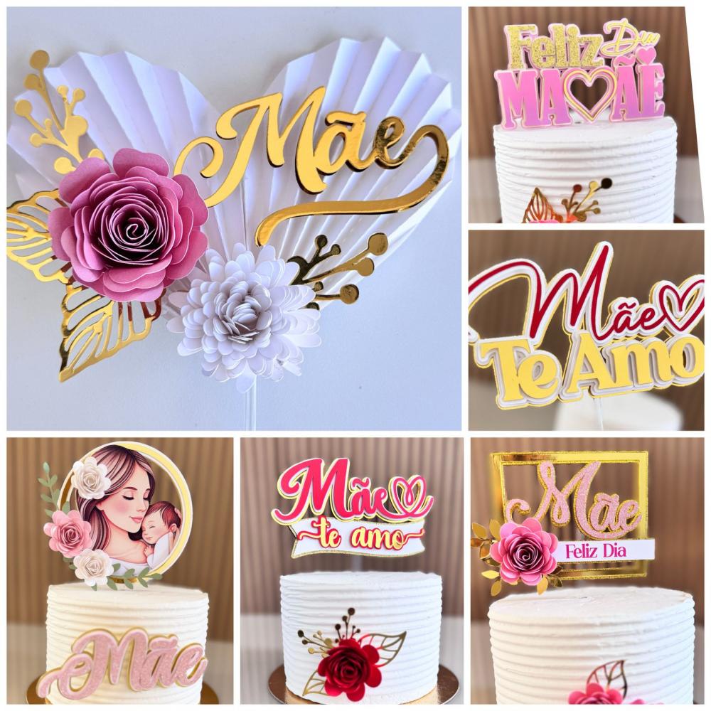 Arquivo de Corte 12 Topos Dias das Mães Studio/SVG