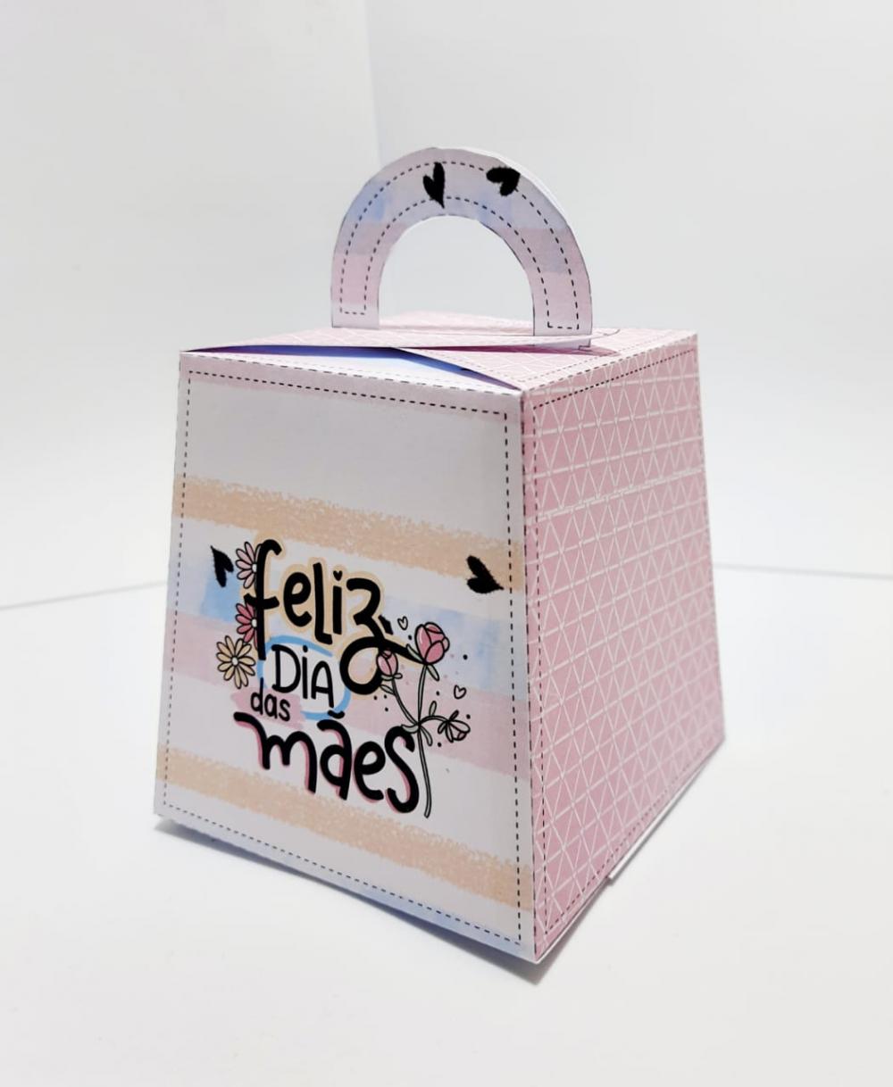 Arquivo de Corte Caixa Bolo de Pote 01 Dia das Mães - STUDIO/PDF