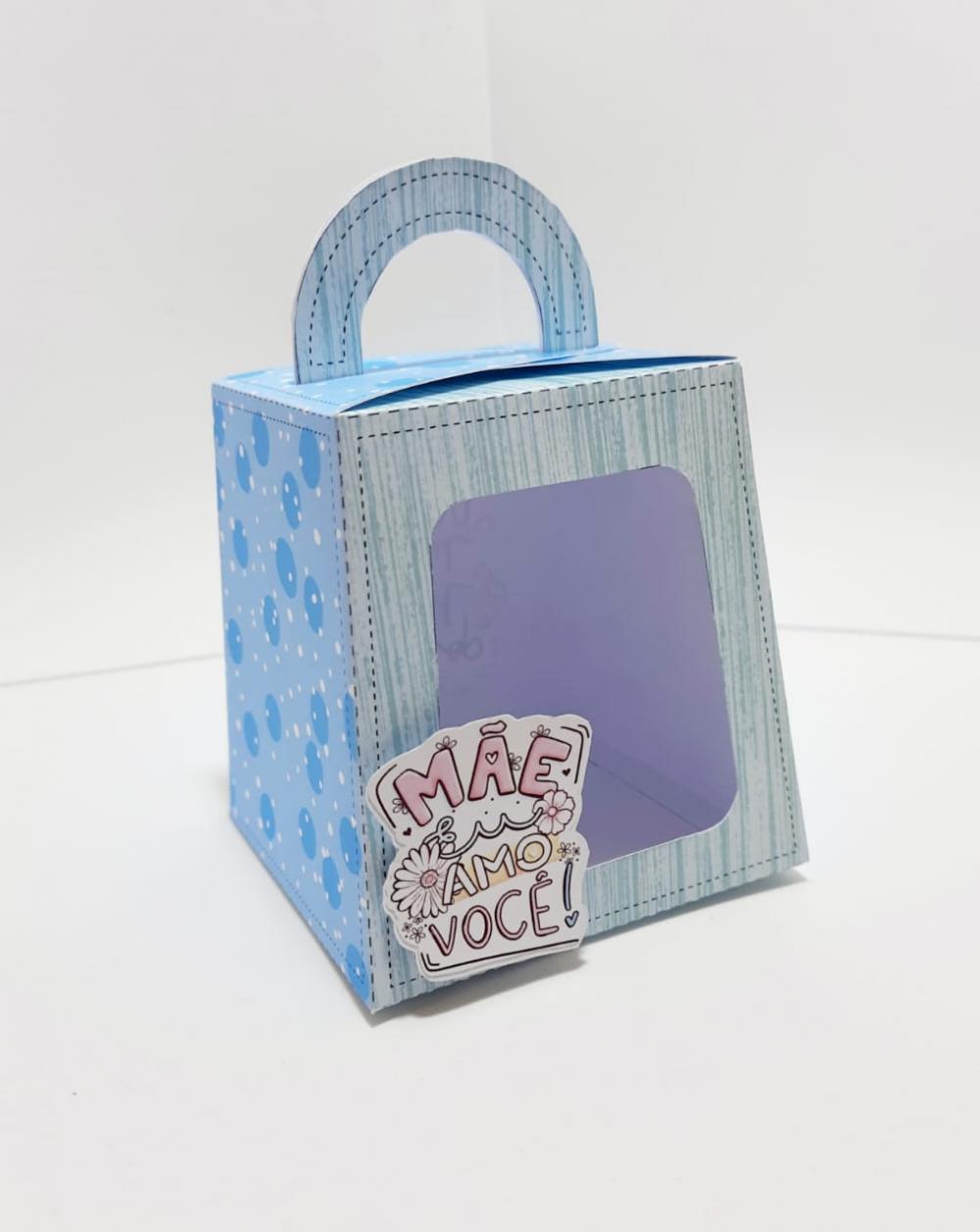 Arquivo de Corte Caixa Bolo de Pote 03 Dia das Mães - STUDIO/PDF