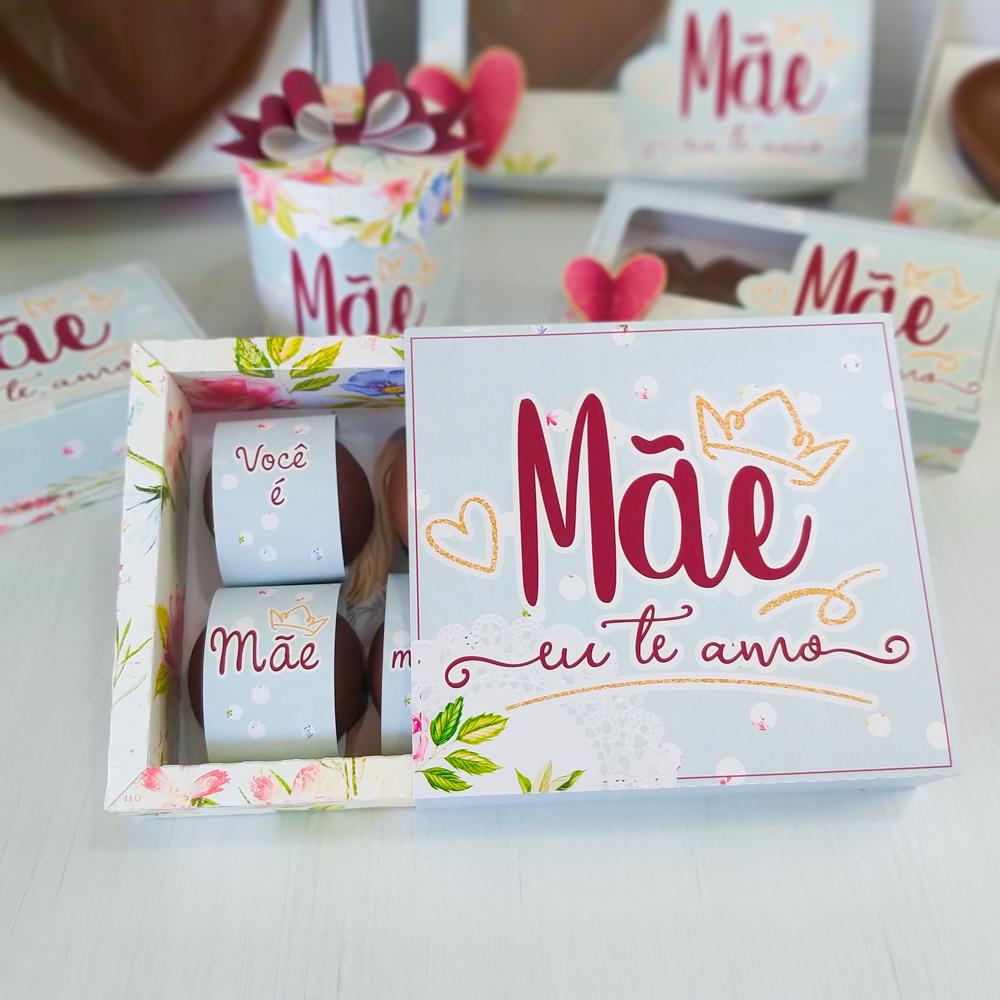 Arquivo de Corte Caixa Brownie 01 Dia das Mães - STUDIO/PDF