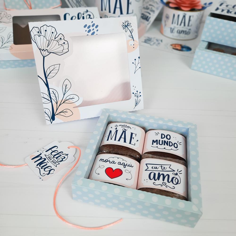 Arquivo de Corte Caixa Brownie 02 Dia das Mães - STUDIO/PDF