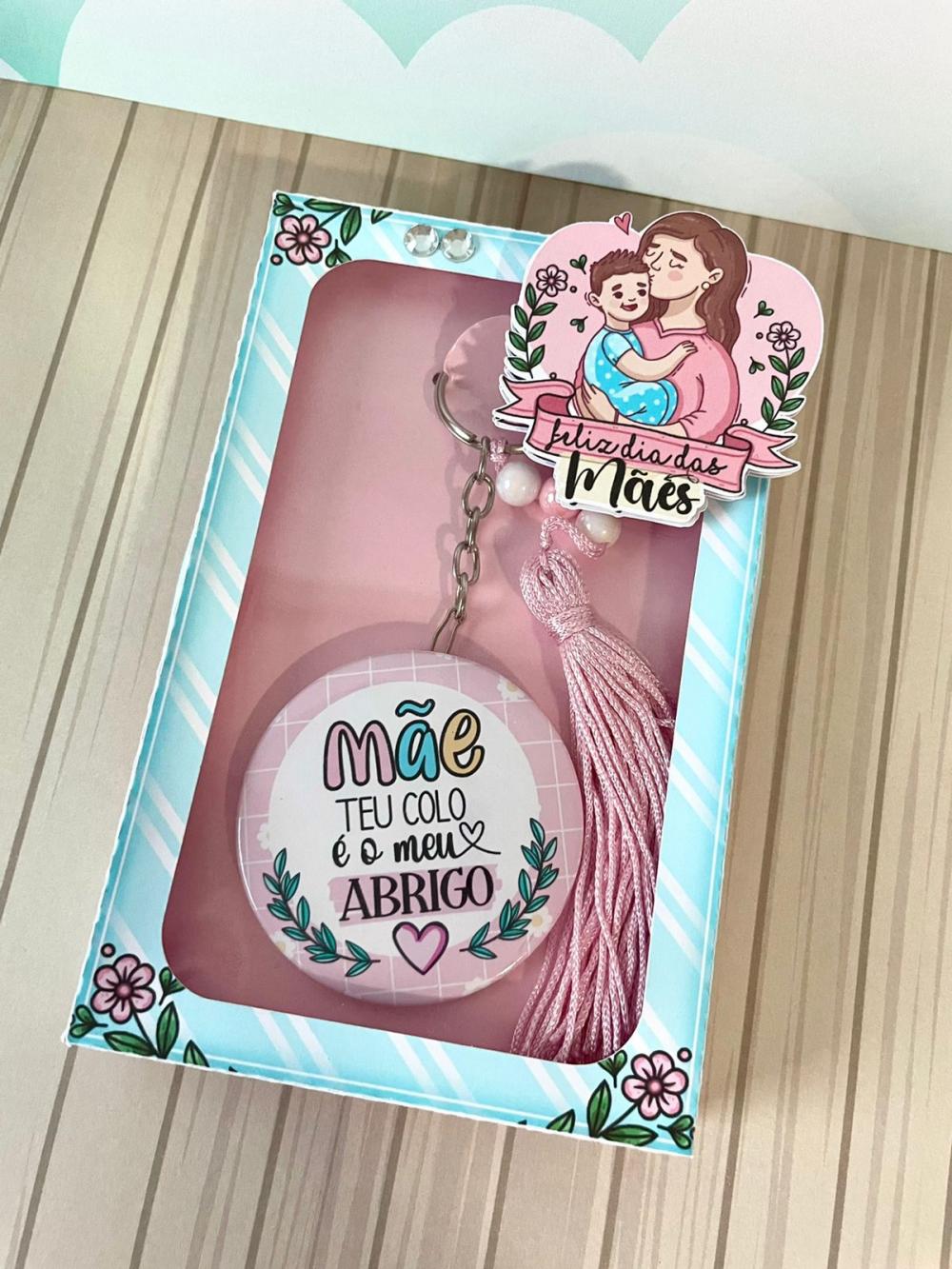 Arquivo de Corte Caixa Chaveirinho 01 Dia das Mães - STUDIO/PDF