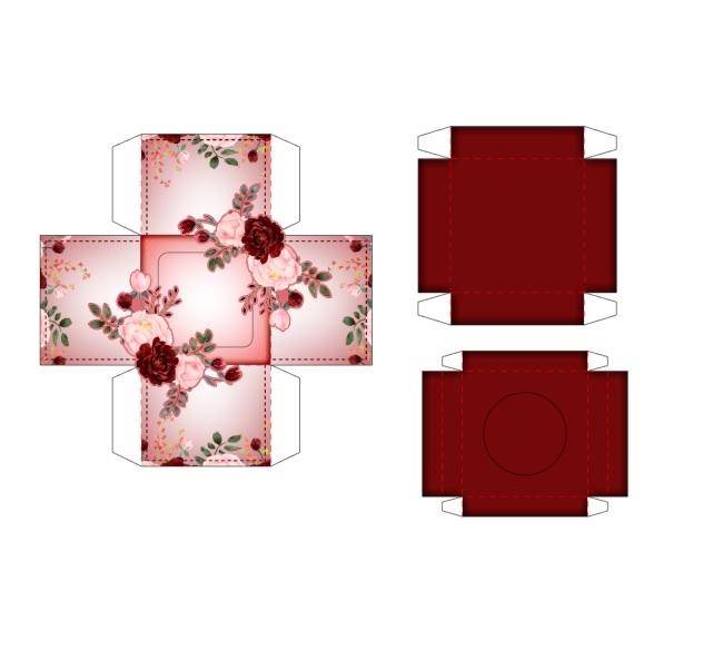 Arquivo de Corte Caixa 1 Doce 03 Dia das Mães - STUDIO/PDF
