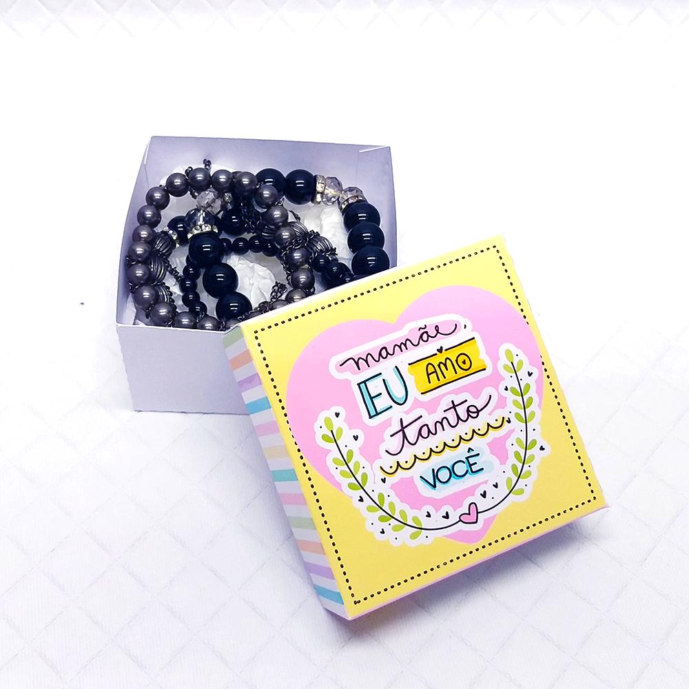 Arquivo de Corte Caixa 4 Doces 09 Dia das Mães - STUDIO/PDF