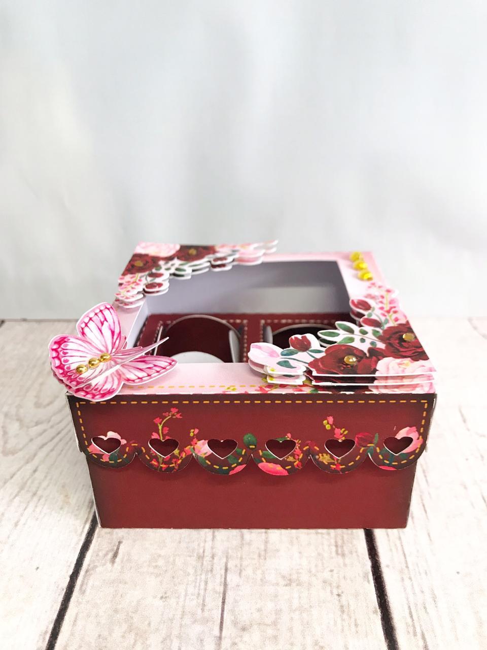 Arquivo de Corte Caixa 4 Doces 12 Dia das Mães - STUDIO/PDF