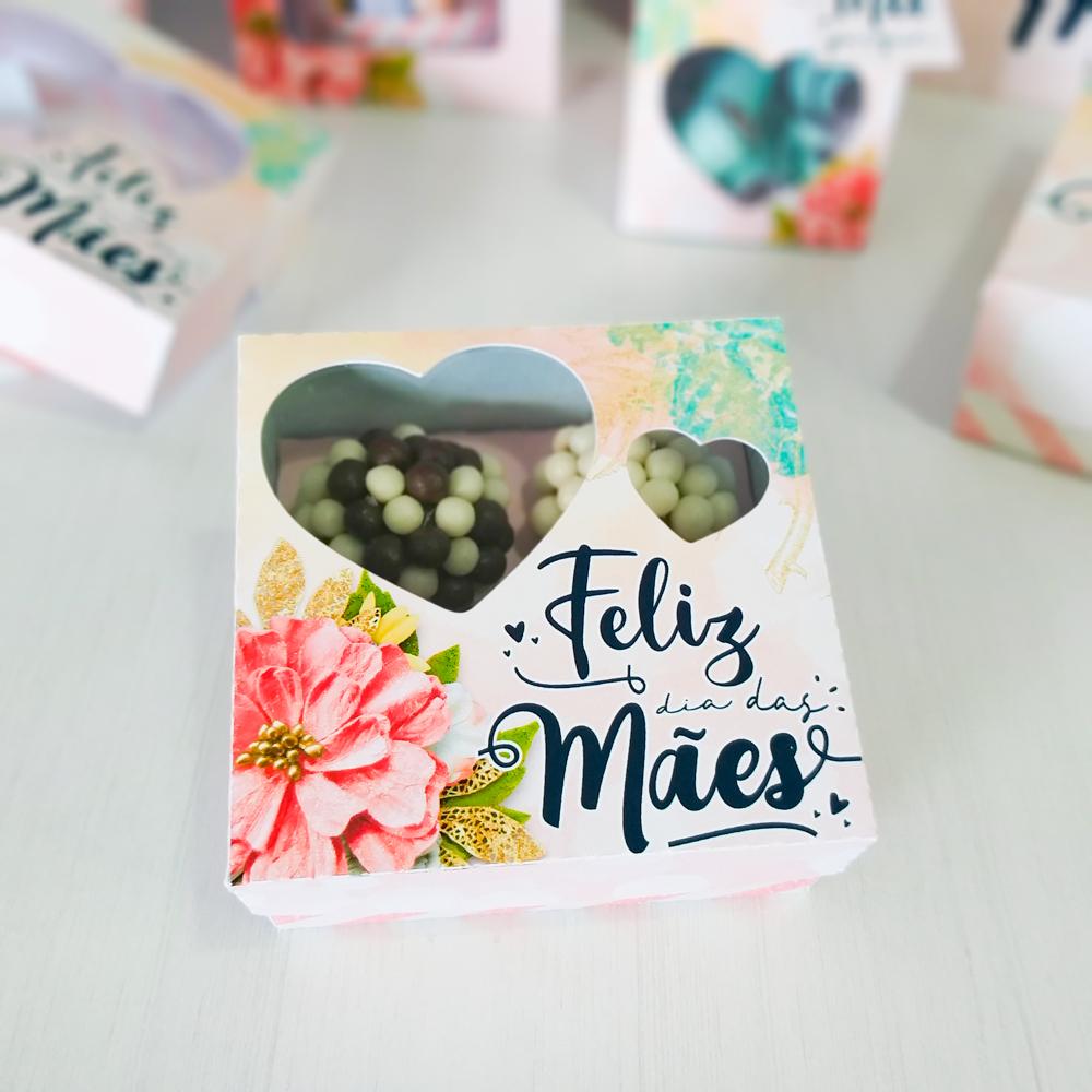 Arquivo de Corte Caixa 4 Doces 14 Dia das Mães - STUDIO/PDF
