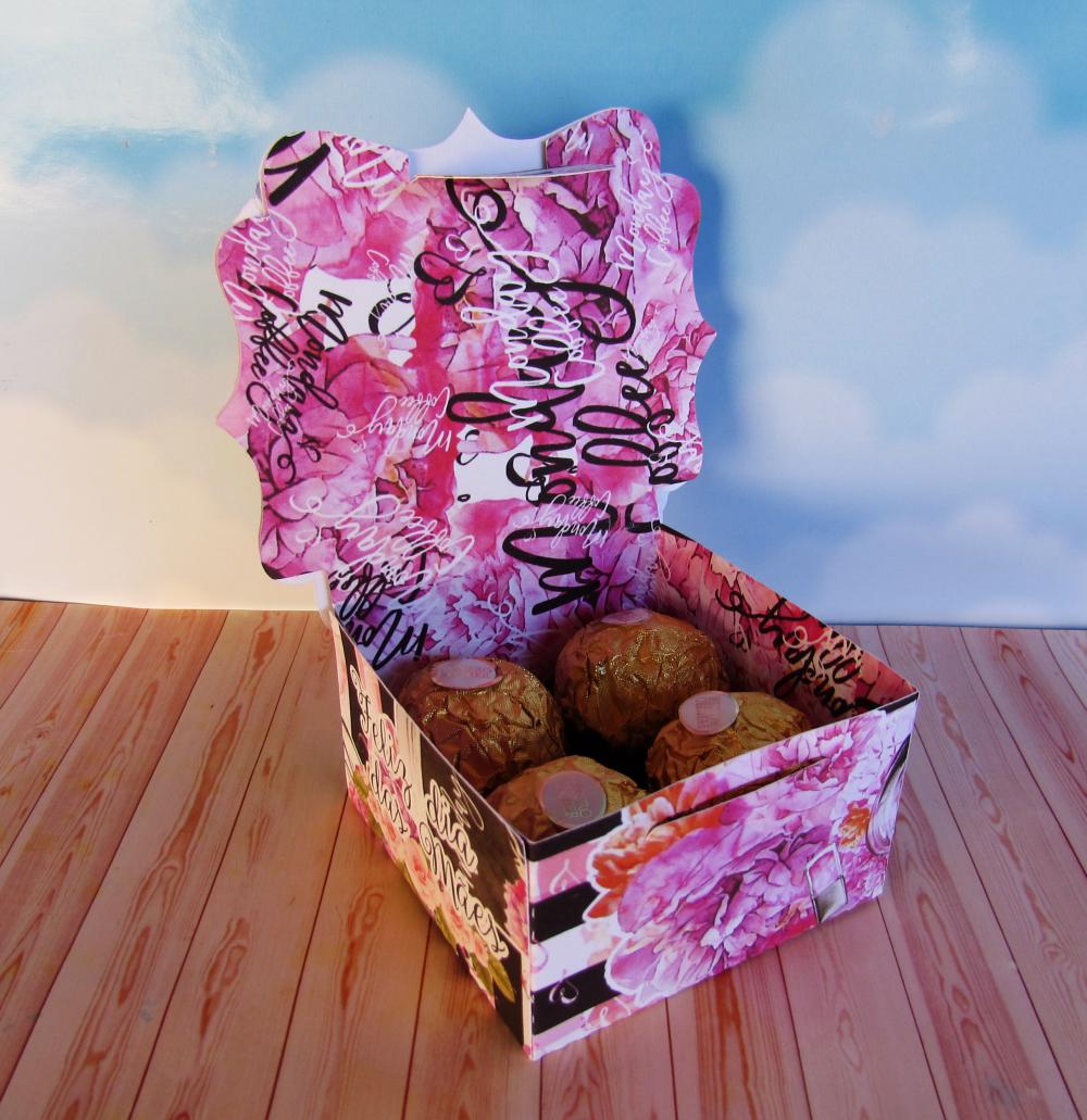 Arquivo de Corte Caixa 4 Doces 17 Dia das Mães - STUDIO/PDF
