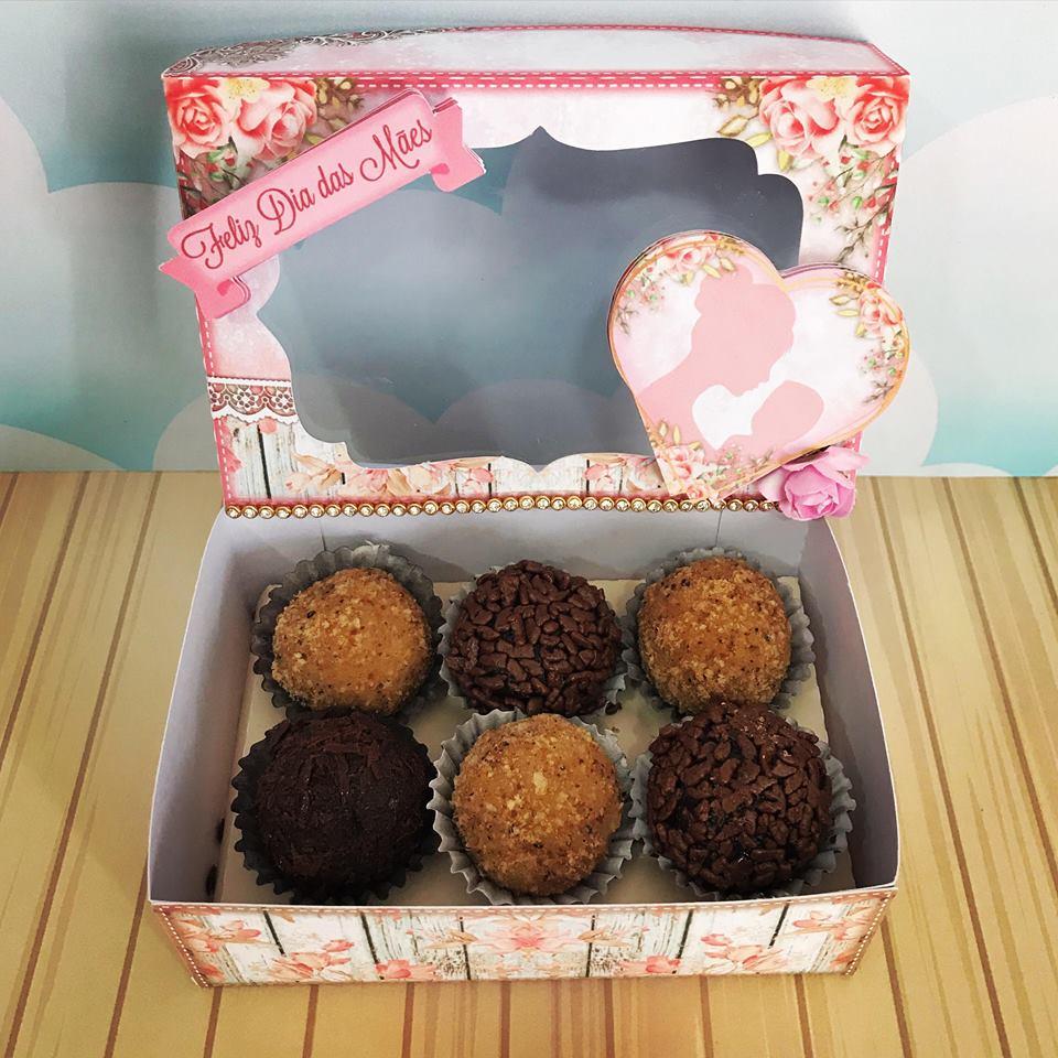 Arquivo de Corte Caixa 6 Doces 08 Dia das Mães - STUDIO/PDF