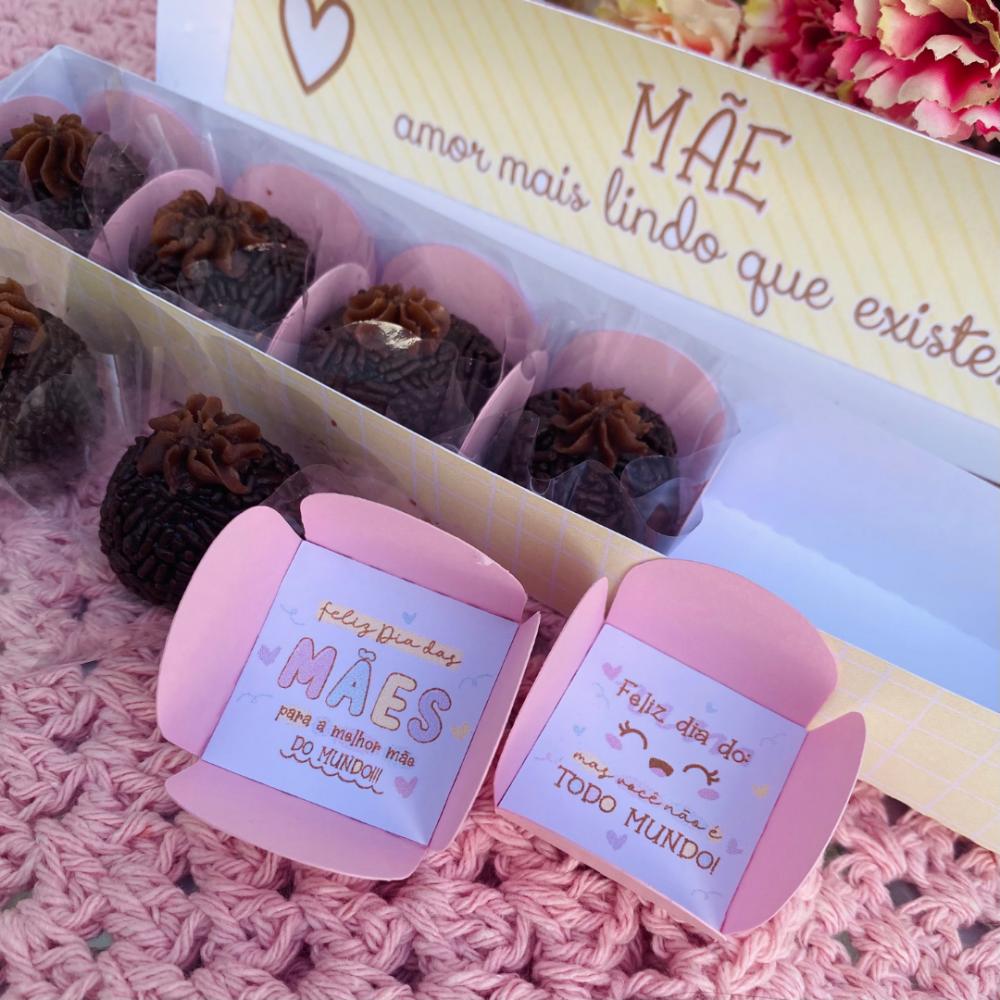 Arquivo de Corte Caixa 6 Doces 18 Dia das Mães - STUDIO/PDF