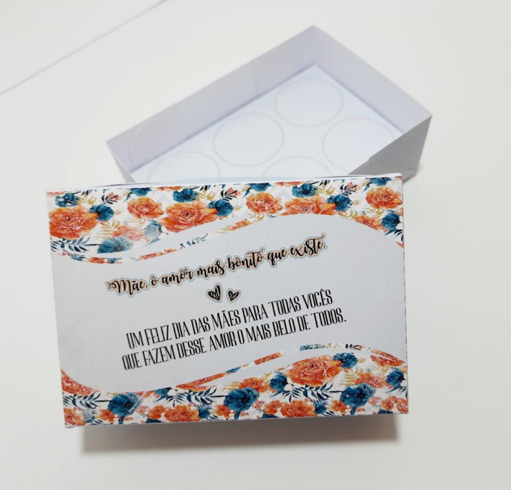 Arquivo de Corte Caixa 6 Doces 19 Dia das Mães - STUDIO/PDF