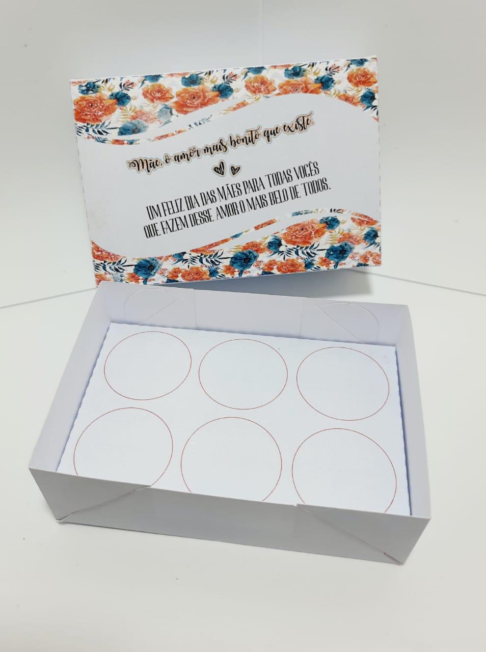 Arquivo de Corte Caixa 6 Doces 19 Dia das Mães - STUDIO/PDF