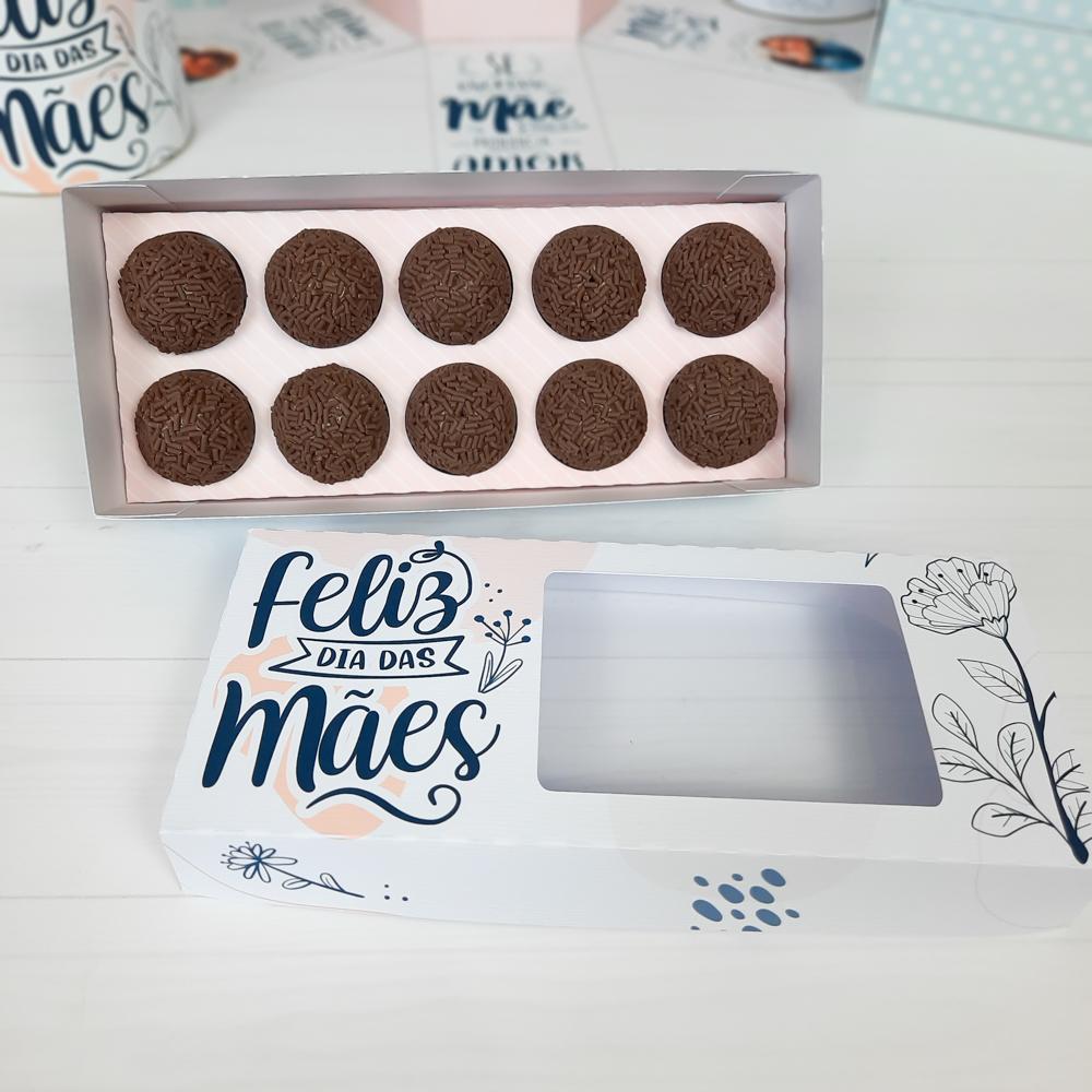 Arquivo de Corte Caixa 10 Doces 04 Dia das Mães - STUDIO/PDF
