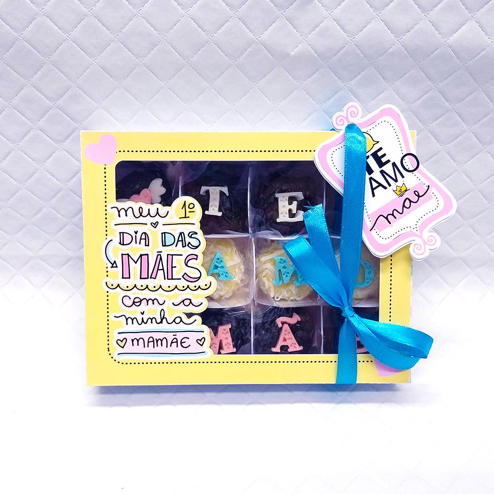 Arquivo de Corte Caixa 12 Doces 01 Dia das Mães - STUDIO/PDF