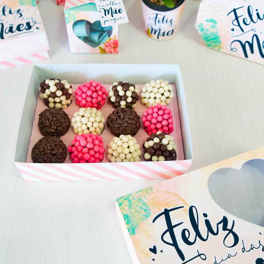 Arquivo de Corte Caixa 12 Doces 04 Dia das Mães - STUDIO/PDF