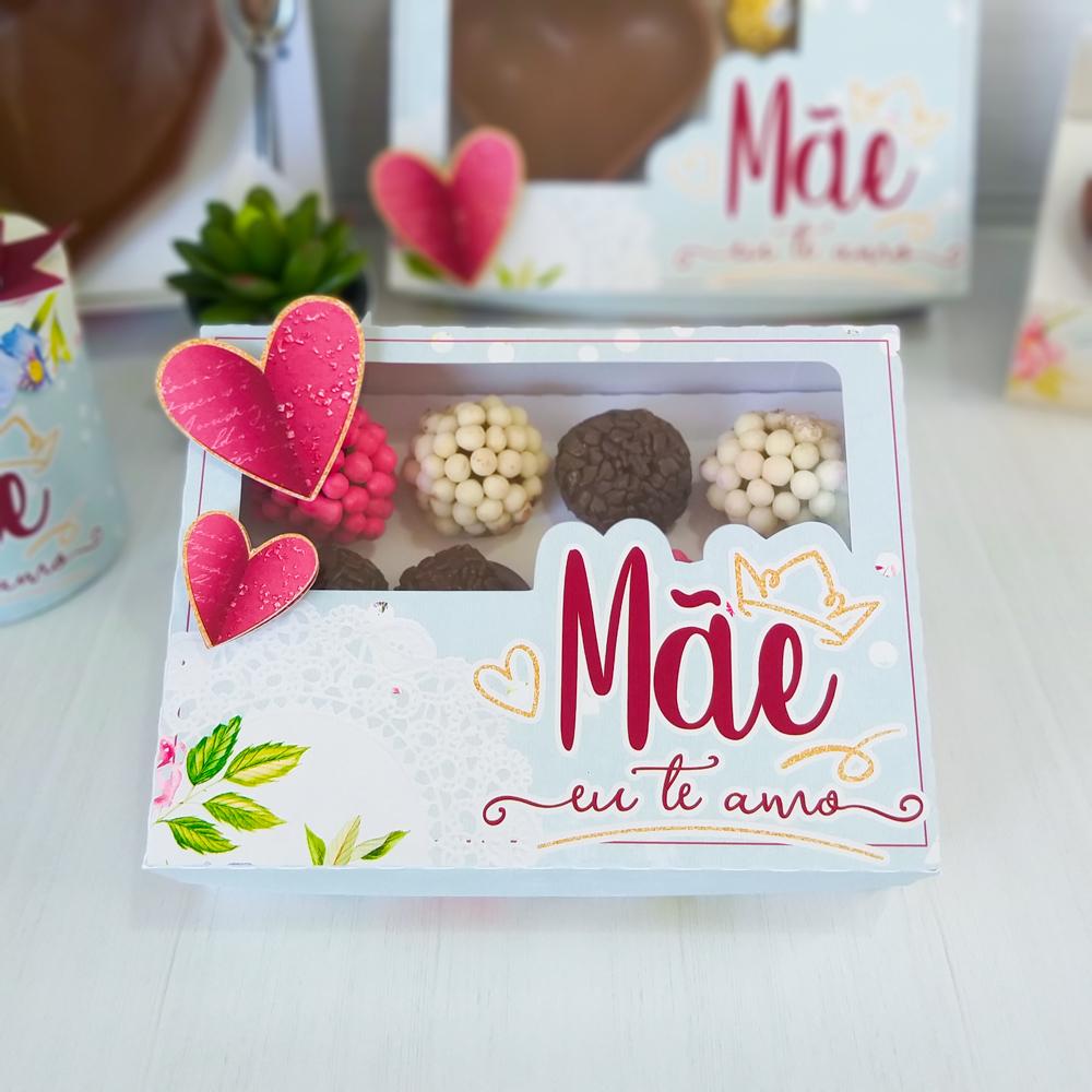 Arquivo de Corte Caixa 12 Doces 05 Dia das Mães - STUDIO/PDF