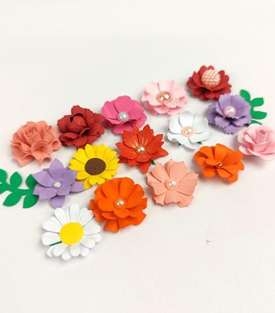 Arquivo de Corte Combo 15 Mini Flores Somente Studio