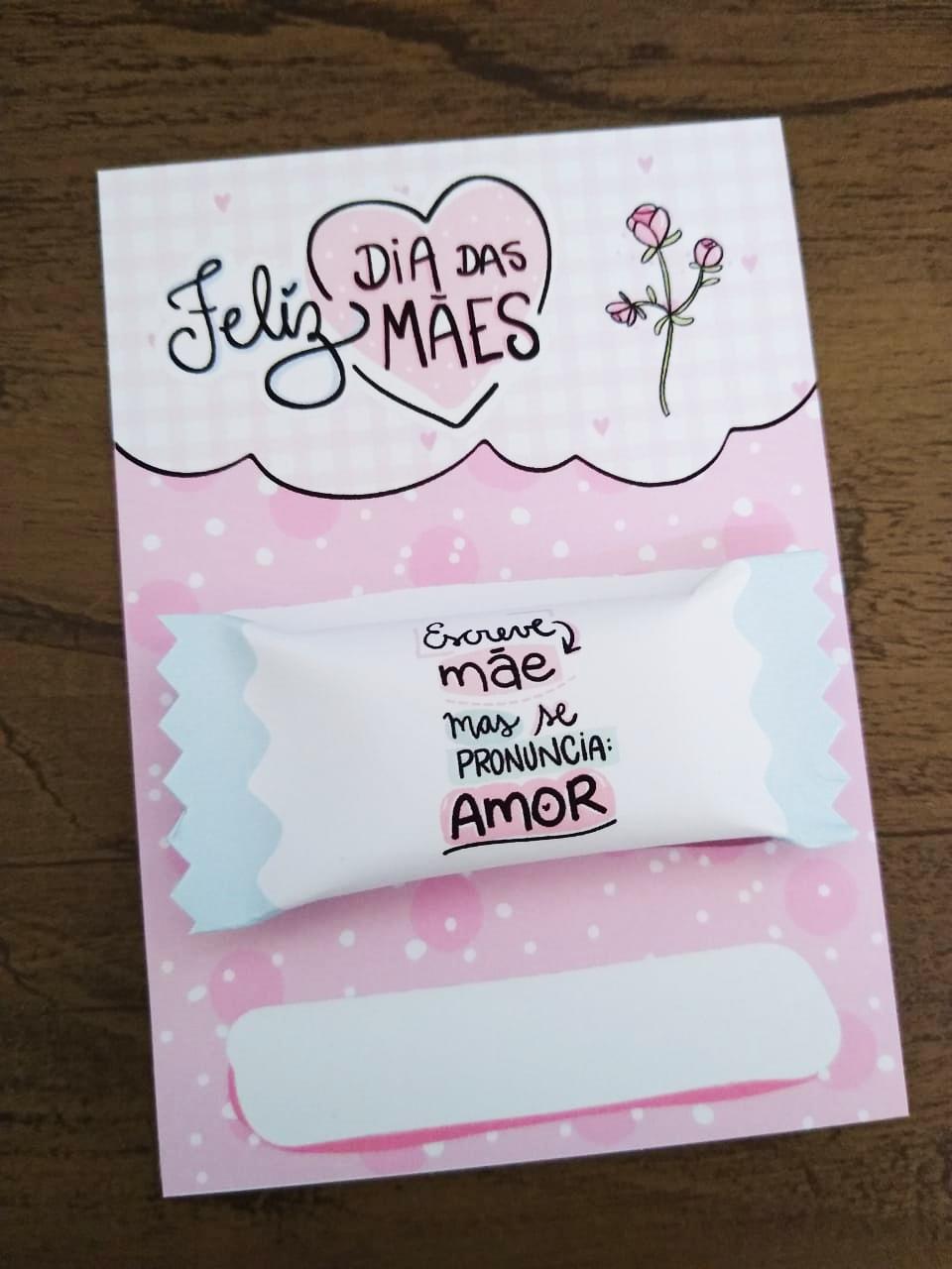 Arquivo de Corte Cartão Balinha Dia das Mães 02 - STUDIO/PDF/PN