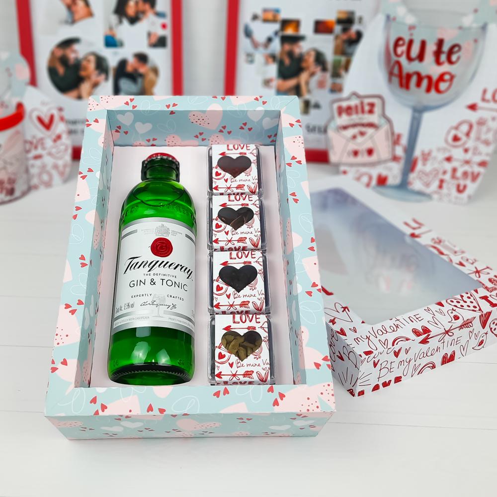 Arquivo de Corte Caixa Bebida Gin - Dia dos Namorados - Studio/PD