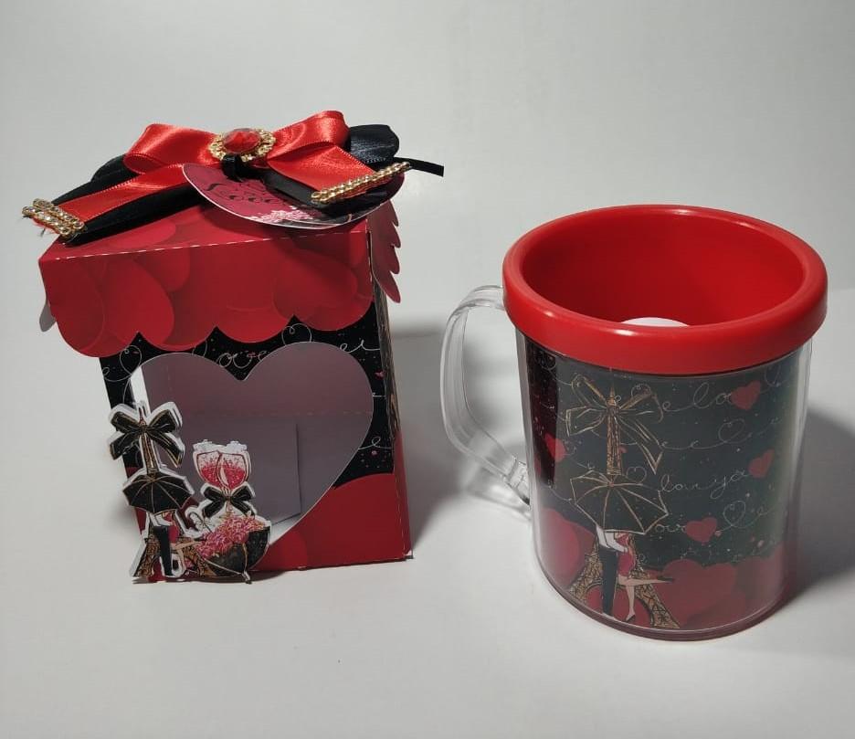 Arquivo de Corte Caixa Caneca 04 - Dia dos Namorados - Studio/PDF