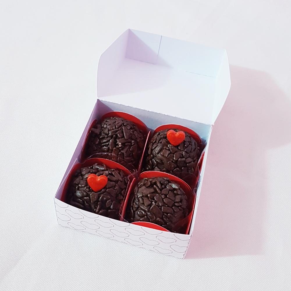 Arquivo de Corte Caixa 4 Doces 10 - Dia dos Namorados - Studio/PD