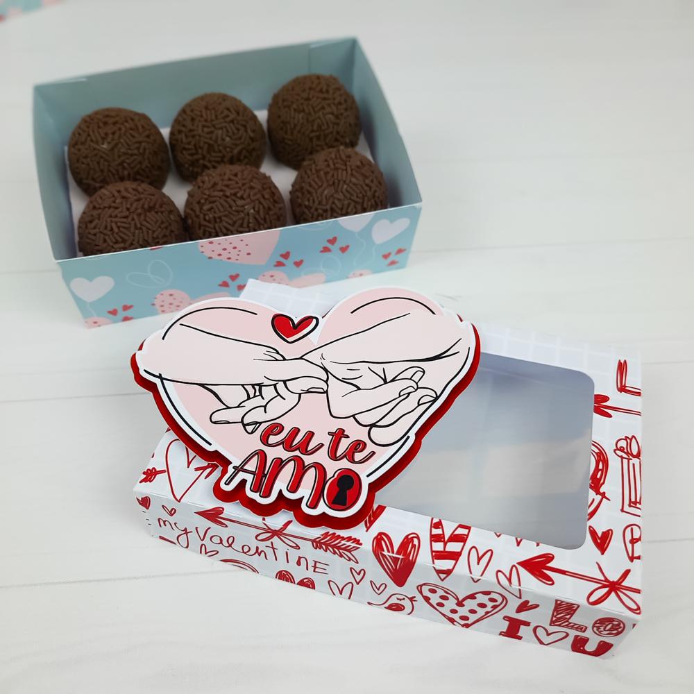 Arquivo de Corte Caixa 6 Doces 19 - Dia dos Namorados - Studio/PD