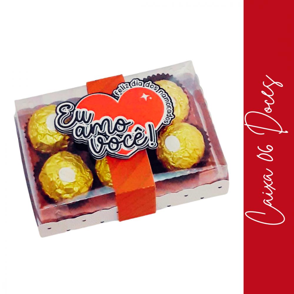 Arquivo de Corte Caixa 6 Doces 22 - Dia dos Namorados - Studio/PD