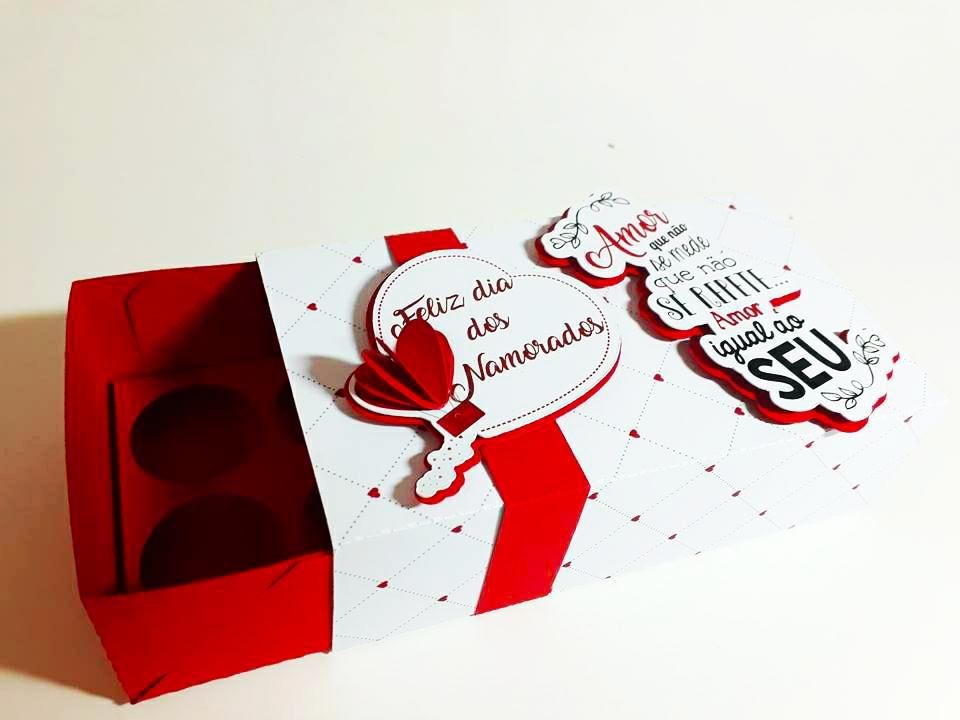 Arquivo de Corte Caixa 8 Doces Deslizante - Dia dos Namorados - S