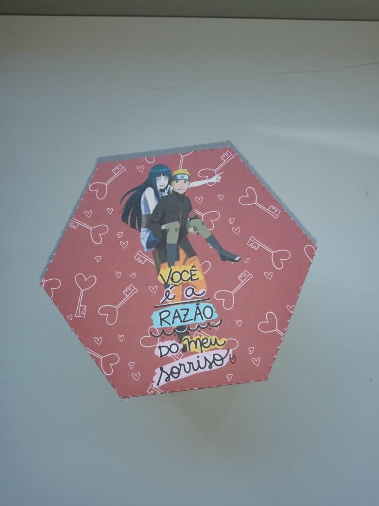 Arquivo de Corte Caixa Explosão 7 Doces Naruto - Dia dos Namorad