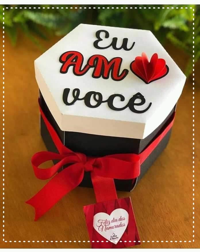 Arquivo de Corte Caixa Explosão Mini Bolo 01 - Dia dos Namorados